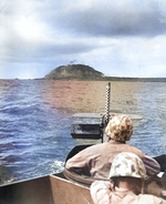 Marines in a LCVP off Iwo Jima, 19 Feb 1945