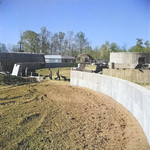 Construction of the sewage disposal plant at Jerome War Relocation Center, Arkansas, United States, 16 Nov 1942