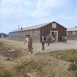 Block 8 general store, Jerome War Relocation Center, Arkansas, United States, 17 Nov 1942