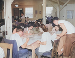 Workers at the Welfare Department of Jerome War Relocation Center, Arkansas, United States, 18 Nov 1942