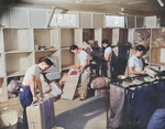 Japanese-Americans working at the post office inside of Jerome War Relocation Center, Arkansas, United States, 17 Nov 1942