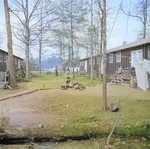 View of Block 7 in Jerome War Relocation Center, Arkansas, United States, 16 Nov 1942