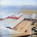 View of the hospital at Jerome War Relocation Center, Arkansas, United States, 17 Nov 1942, photo 2 of 2