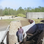 Construction of the sewage disposal plant at Jerome War Relocation Center, Arkansas, United States, 14 Nov 1942, photo 3 of 5