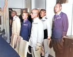 Japanese delegation aboard USS Portland to surrender Truk, Caroline Islands, 2 Sep 1945, 3 of 3