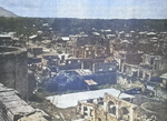 Destroyed buildings of Lipa City, Luzon, Philippine Islands, after 29 Mar 1945