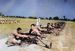 US Army instructors conducting machine gun training for Chinese troops, Ramgarh Training Center, Bihar, India, 16 Dec 1943