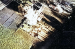 Carrier aircraft of Task Force 38 attacking the Japanese Army airfield at Takao (now Kaohsiung), Taiwan, 12 Oct 1944, photo 3 of 4; US intelligence referred to this field as 