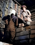 African-American women working at the US Army Savannah Quartermaster Depot, Savannah, Georgia, United States, circa 1943