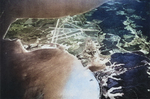 Aerial view of Naval Air Station Patuxent River, Maryland, United States, as it appeared in the Apr 1948 edition of the 