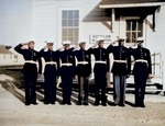 African-American US Marines in dress uniform, circa May 1943