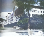 The US Navy Supply Department Warehouse building at Pearl Harbor Navy Yard, Oahu, US Territory of Hawaii, date unknown