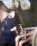 An African-American seaman in the US Maritime Service, date unknown