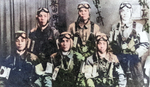 Portrait of a group of Japanese pilots, circa 1944-1945