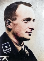 Portrait of Eichmann in SS uniform, 1933