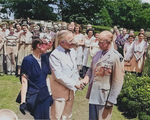 US President Harry Truman decorating General Dwight Eisenhower with the Distinguished Service Medal, Washington DC, United States, 18 Jun 1945, photo 6 of 6