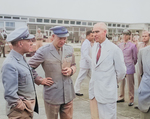 General Dwight Eisenhower in Washington National Airport, Arlington, Virginia, United States, 18 Jun 1945