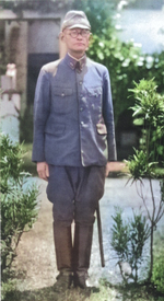 Hyakutake at his Rabual headquarters, spring or summer of 1942