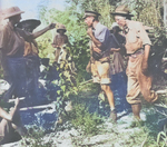 General Stilwell with troops in Burma, 1942