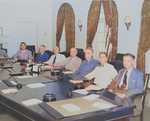 US President Harry Truman with his cabinet, White House, Washington DC, United States, 10 Aug 1945, photo 1 of 5