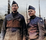 US Army Lieutenant Generals Clark and Truscott in Italy, Dec 1944