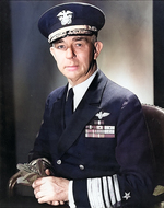 Portrait of US Navy Admiral Richmond Turner, 1945-1947