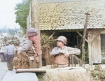 Lieutenant General Walton Walker and Major General Lindsay Silvester, France, late Aug 1944