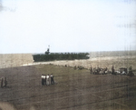 USS Coral Sea during an exercise, seen from USS Manila Bay, 13 Jan 1944