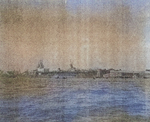 USS Anzio at anchor in the Huangpu River, Shanghai, China, Dec 1945