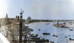 USS Augusta at Shanghai, China, late May or early Jun 1939; note Japanese armored cruiser Izumo in far background