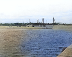 Cachalot leaving the Portsmouth Navy Yard, Kittery, Maine, United States, for a 5,000-mile endurance test, 7 Mar 1934