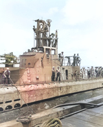 USS Cero at Pearl Harbor, US Territory of Hawaii, circa 30 Jul 1945