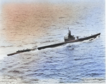 USS Cisco during trials, off northeastern United States, 19 Jun 1943, photo 1 of 4