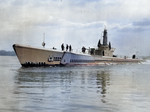 USS Escolar, possibly off Portsmouth, New Hampshire, United States, circa Jun 1944