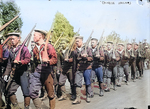 Sailors of Chinese cruiser Haiqi on parade in New York, New York, United States, 11 Sep 1911, photo 2 of 3