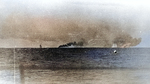 Smoke from Prince of Wales and Hood, seen from Prinz Eugen, 24 May 1941, photo 2 of 2