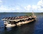 Monterey at Ulithi Atoll, Caroline Islands, 24 Nov 1944