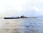 Nautilus off the Mare Island Navy Yard, California, United States, 15 Apr 1942, photo 2 of 2