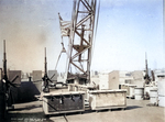 Ready service boxes aboard USS North Carolina while the ship was at New York Navy Yard, Brooklyn, New York, United States, Feb 1942