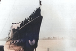 Launching of submarine Runner, Portsmouth Naval Shipyard, Kittery, Maine, United States, 30 May 1942