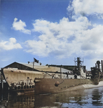 USS S-35 at Pearl Harbor, US Territory of Hawaii, May 1945