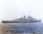 San Diego in Boston Harbor, Massachusetts, United States, 10 Jan 1942