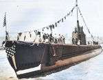 Sunfish shortly after launch, Vallejo, California, United States, 2 May 1942, photo 1 of 2