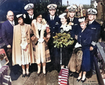 Launch party of Sunfish, Mare Island Navy Yard, Vallejo, California, United States, 2 May 1942