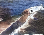 U-175 forced to surface after being depth charged by USCG cutter Spencer, North Atlantic, 500 nautical miles WSW of Ireland, 17 Apr 1943