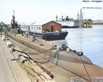 USS Wahoo at Mare Island Navy Yard, Vallejo, California, United States, 16 Jul 1943, photo 2 of 2