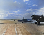 USS Wasp and USS Washington at Scapa Flow, Scotland, United Kingdom, 4 Apr 1942