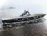 USS Wasp (Wasp-class) entering Hampton Roads, Virginia, United States, 26 May 1942