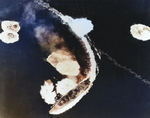 Yamato under air attack in the Inland Sea, 19 Mar 1945