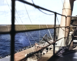 View toward port side from Yorktown during Battle of Midway, mid-afternoon of 4 Jun 1942